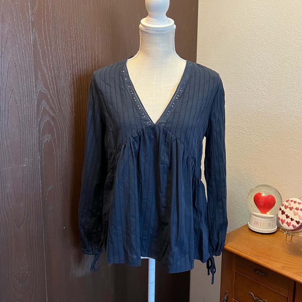 NWT Flowy Blue Top